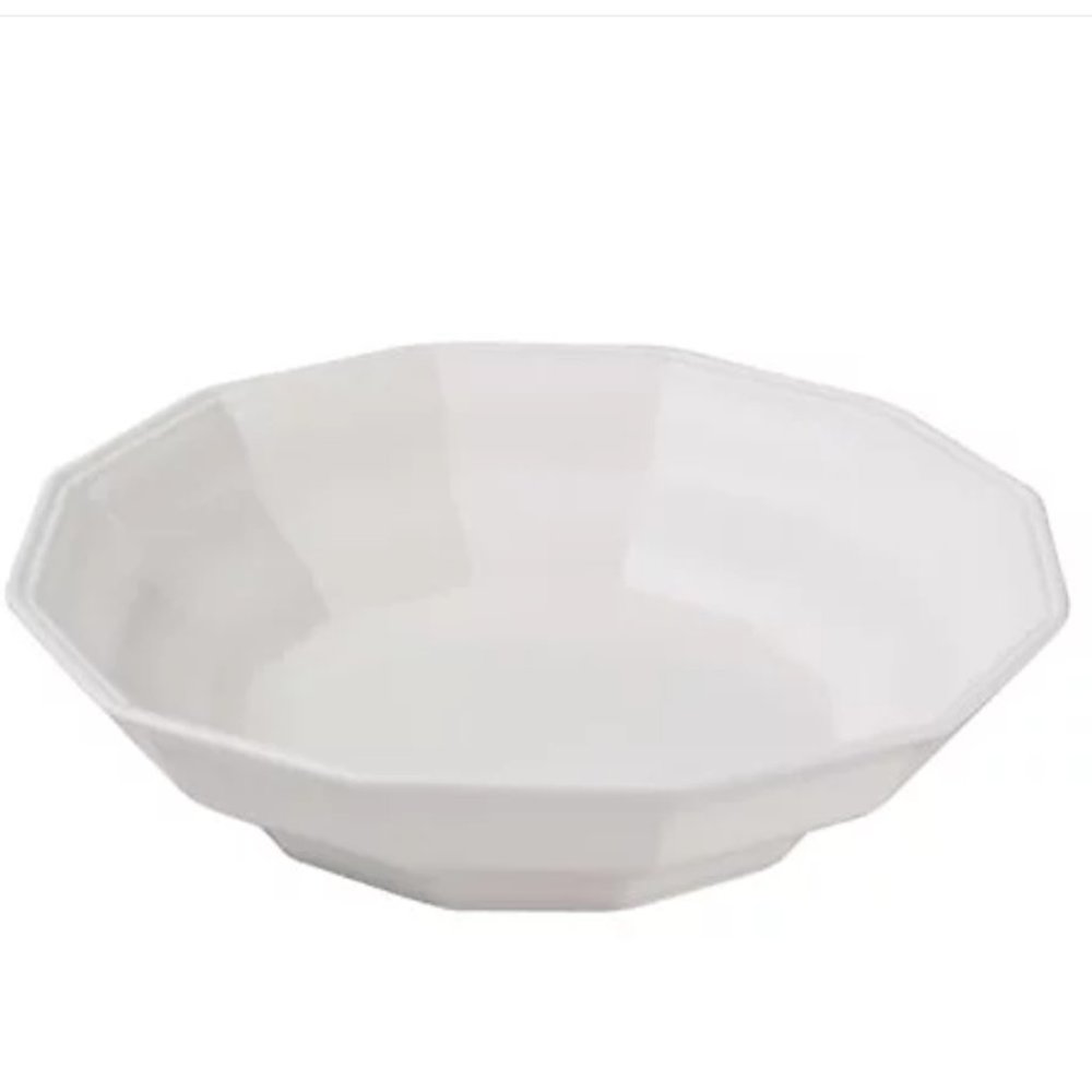 Huge Vintage Pfaltzgraff Oversized Serving Bowl Providence White Holiday Dinner